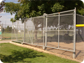 Security Fencing With Gate