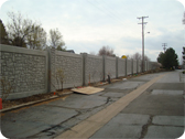 Municipal Concrete Fence