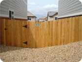 Wood Fence With Wire