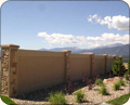 Concrete Fence Installation in Franktown, Colorado